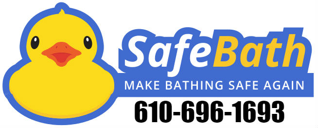 2016 White Slogan SafeBath Rubber Ducky Logo w phone